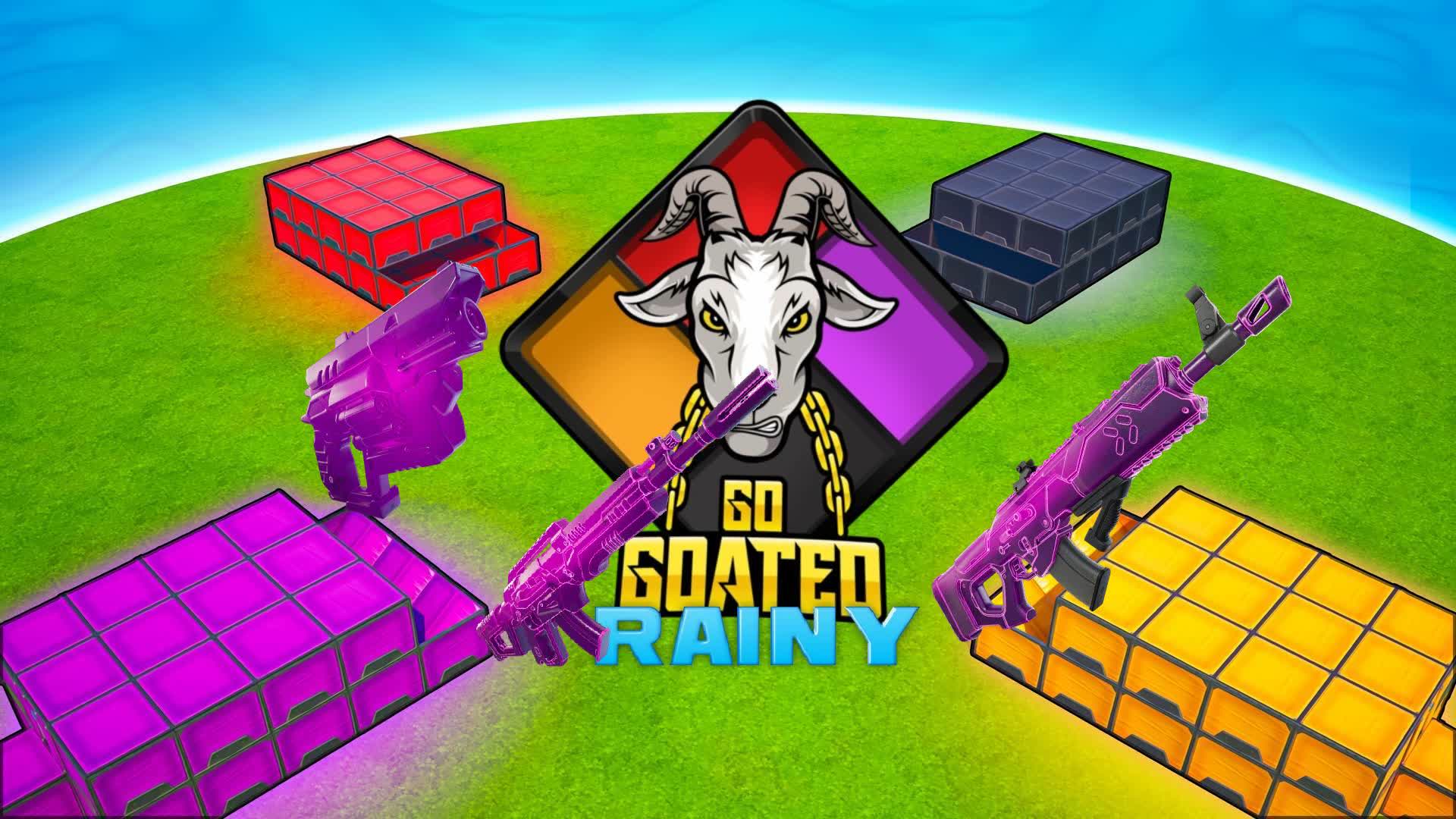 Rainy 3V3V3V3! GO GOATED Zone Wars 🌀 — Fortnite Creative map