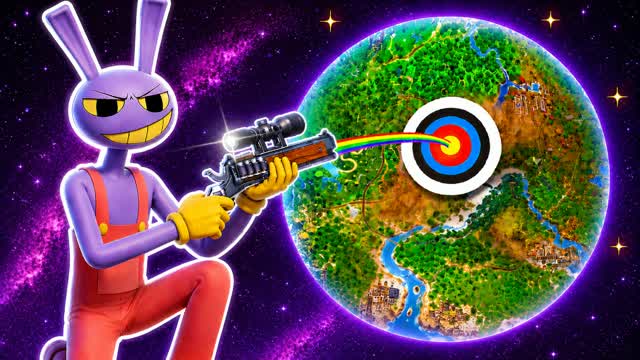 TRICKSHOT GUN GAME — Fortnite Creative map cover art