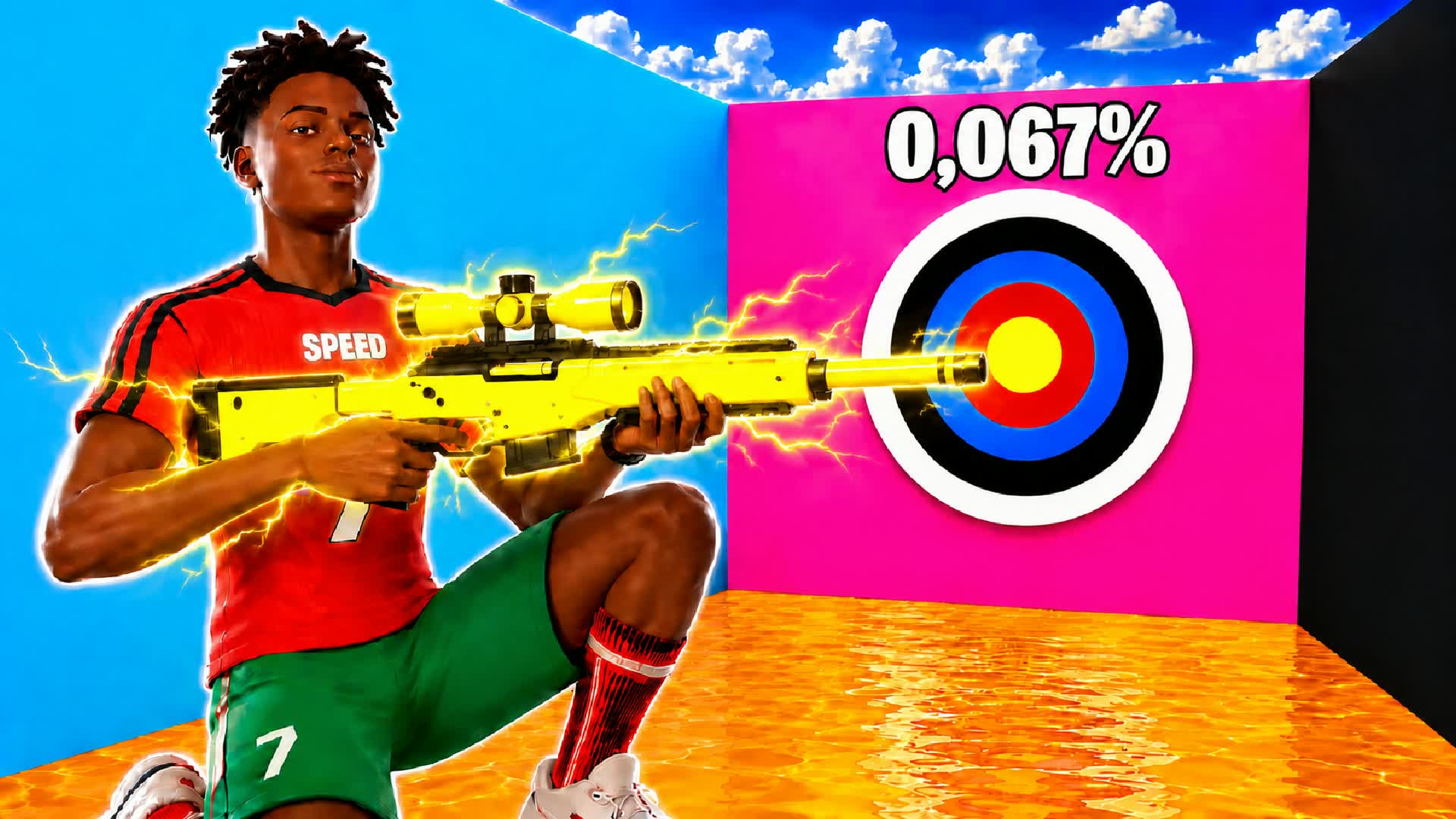 EZ TRICKSHOT DEATHRUN 80+ — Fortnite Creative map