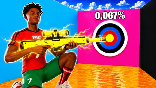 EZ TRICKSHOT DEATHRUN 80+ — Fortnite Creative map
