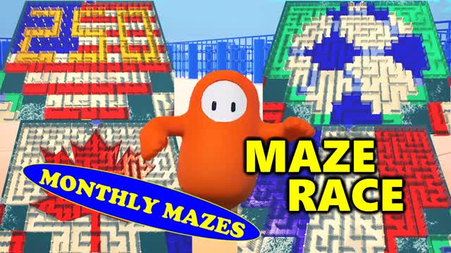 Fall Guys Rat Maze Race — Fortnite Creative map cover art