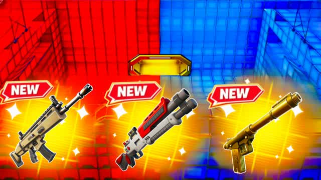 CRAZY ROJO VS AZUL 🔴🔵 — Fortnite Creative map