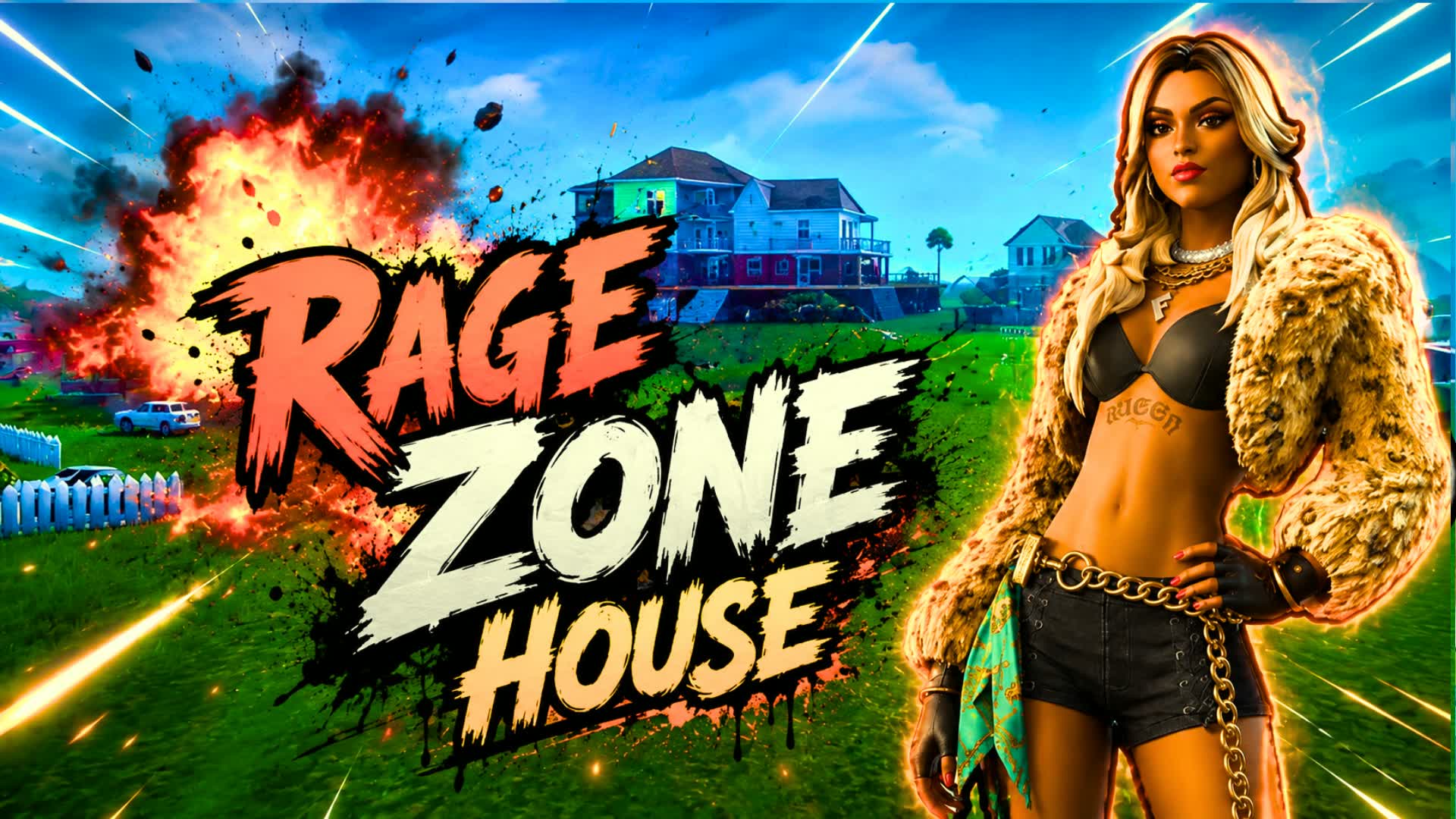 RAGE ZONE HOUSE — Fortnite Creative map