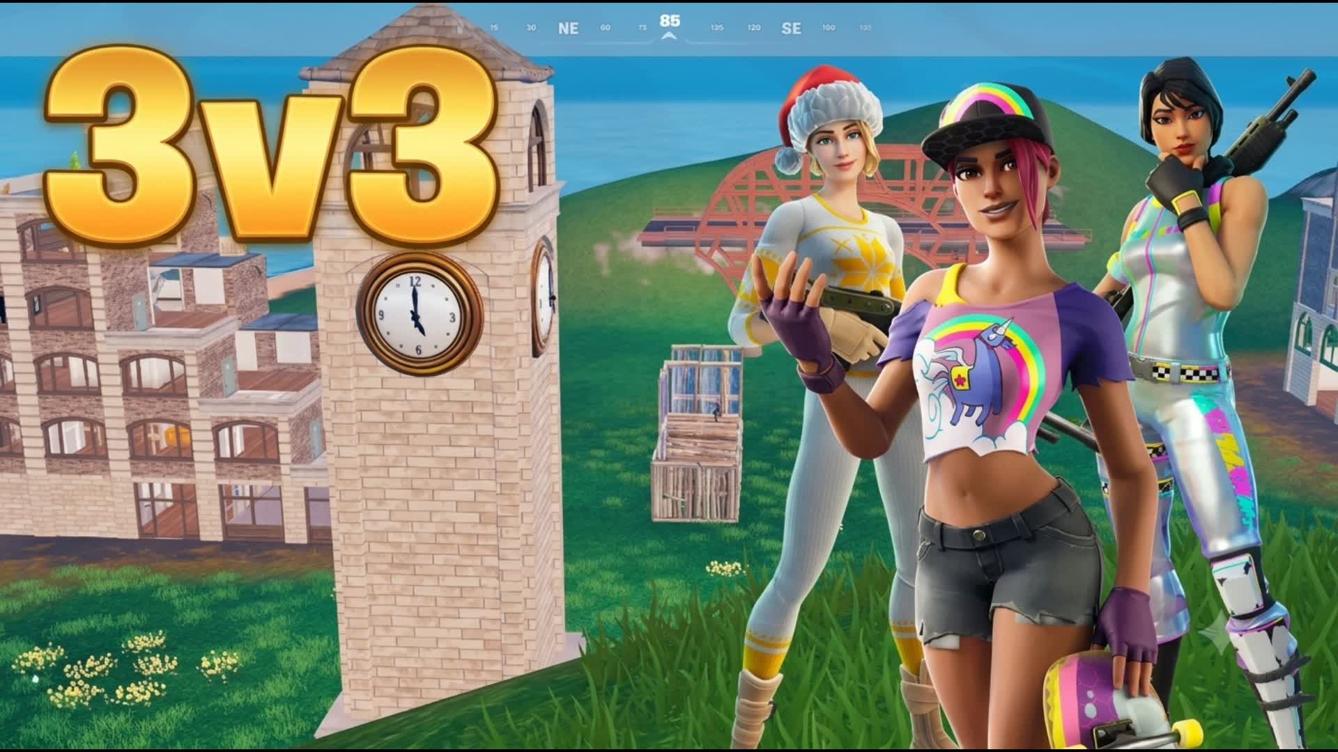 Scrums⛈️ - 3v3 — Fortnite Creative map