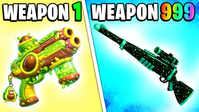 NEW TMNT GUN GAME 🔫 ONE SHOT 🎯 — Fortnite Creative map cover art