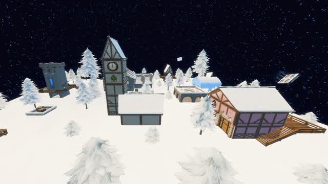 Winter Gun Game — Fortnite Creative map cover art