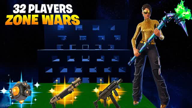 32 PLAYERS ZONE WARS KAIOdzz — Fortnite Creative map