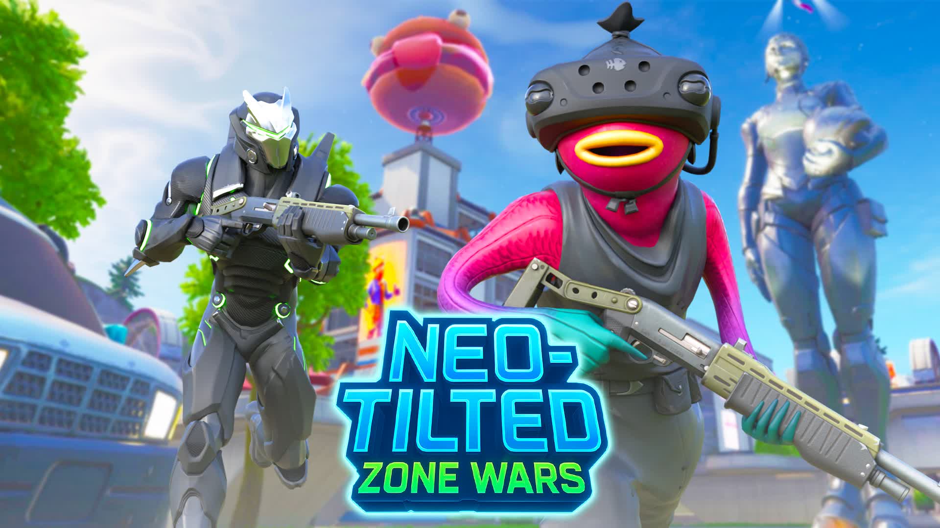 NEO-TILTED ZONE WARS — Fortnite Creative map