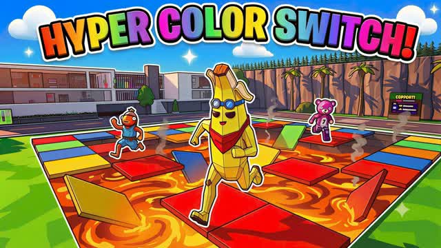 Hyper Color Switch — Fortnite Creative map cover art