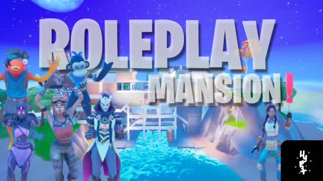 Island Mansion Roleplay! — Fortnite Creative map cover art