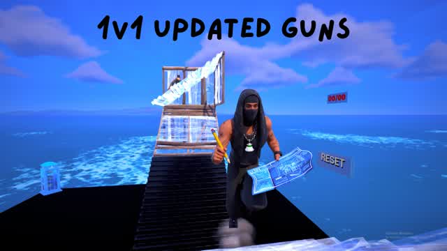 1v1 updated guns! — Fortnite Creative map cover art