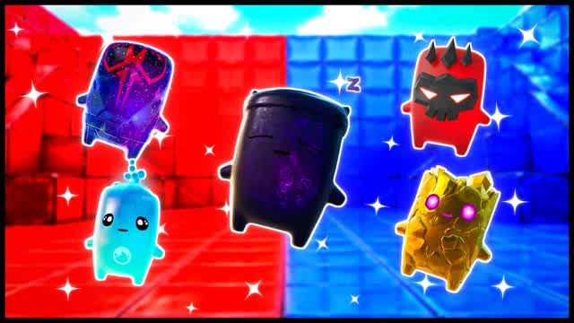 RED VS BLUE RAPID EDGE 🔴🔵 — Fortnite Creative map cover art