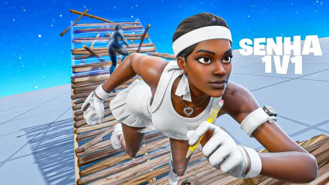 SENHA 1V1 BUILD FIGHT [NEW WEAPONS] — Fortnite Creative map