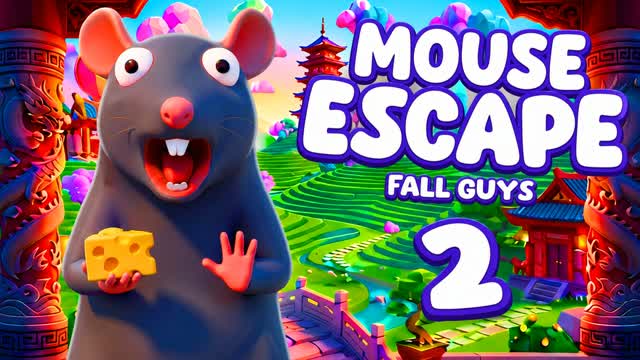 ESCAPE FROM MOUSE FALL GUYS 2 [OBBY] — Fortnite Creative map cover art