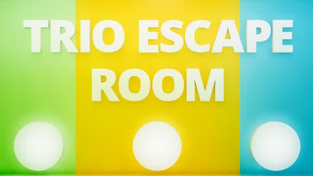 TRIO ESCAPE ROOM — Fortnite Creative map cover art