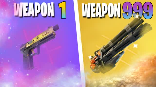 ULTIMATE GUN GAME 🔫 [8 Maps!] — Fortnite Creative map cover art