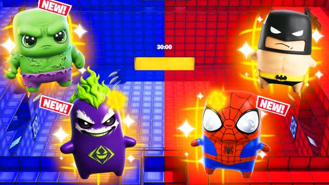 BOSS FIGHT RED VS BLUE 🔴Sidekick🔵 — Fortnite Creative map cover art