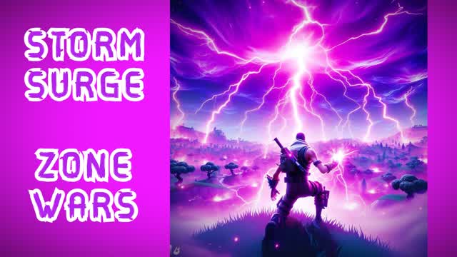 STORM SURGE ZONE WARS — Fortnite Creative map cover art