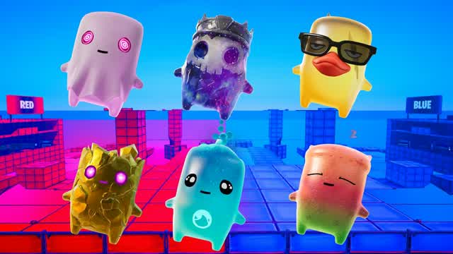 BEST RED VS BLUE HXIAMO — Fortnite Creative map