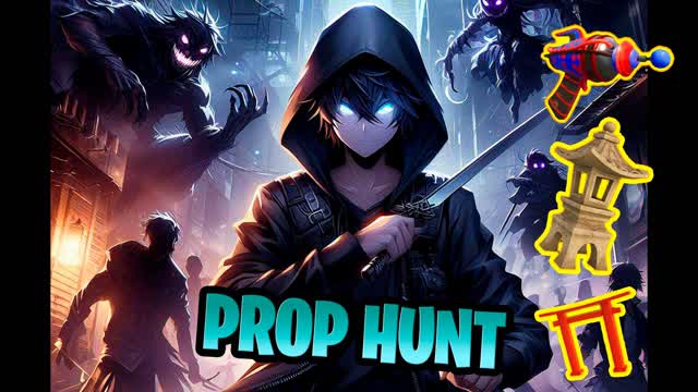Anime Prop Hunt — Fortnite Creative map cover art