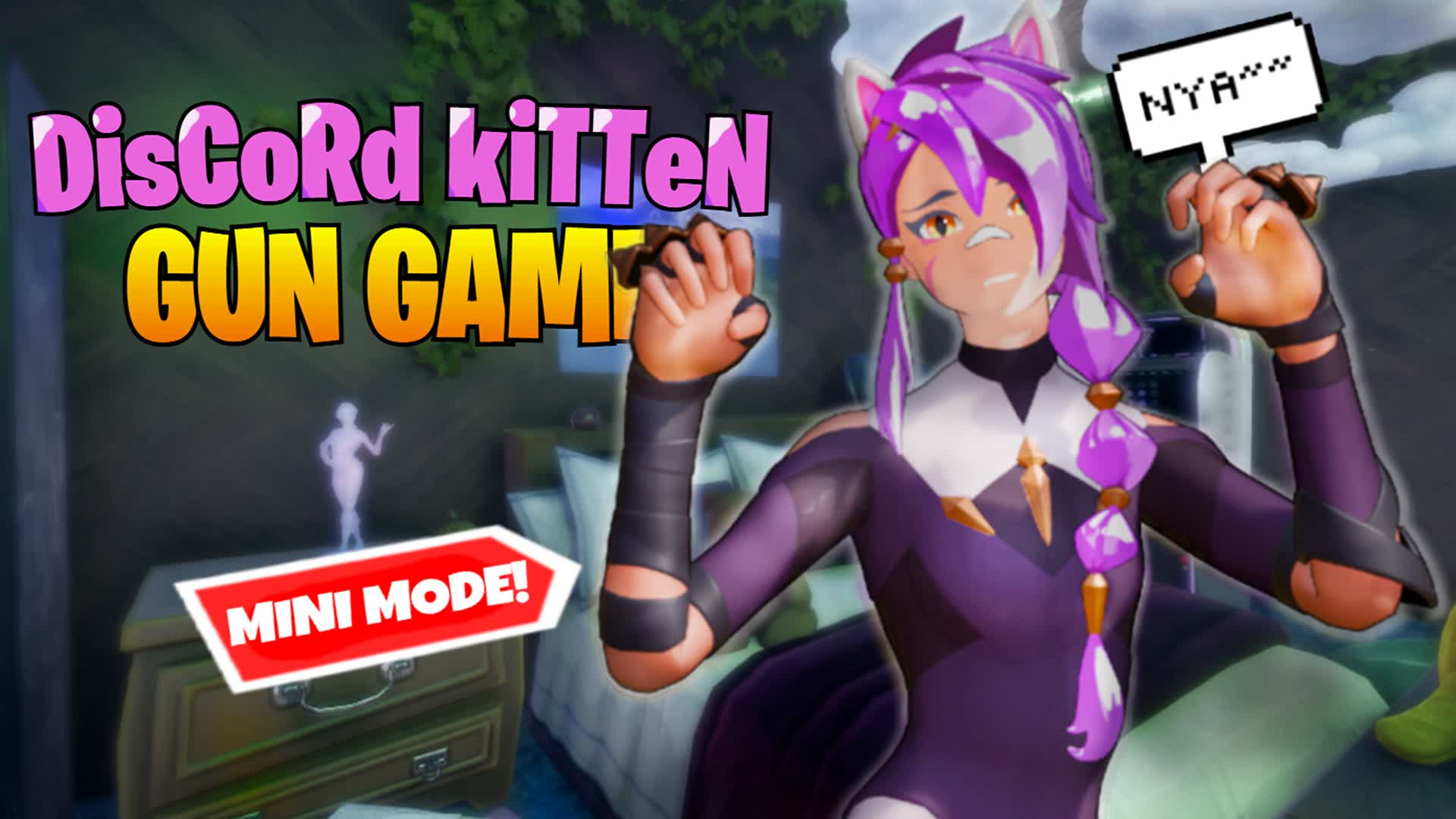 Discord Kitten GUN GAME 😻 — Fortnite Creative map