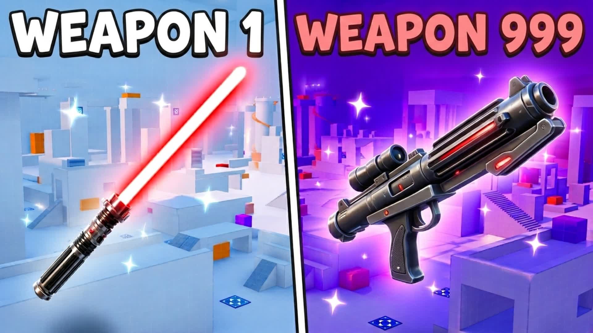 ⚔️ BLOCKY STAR WARS GUN GAME 🔫 — Fortnite Creative map