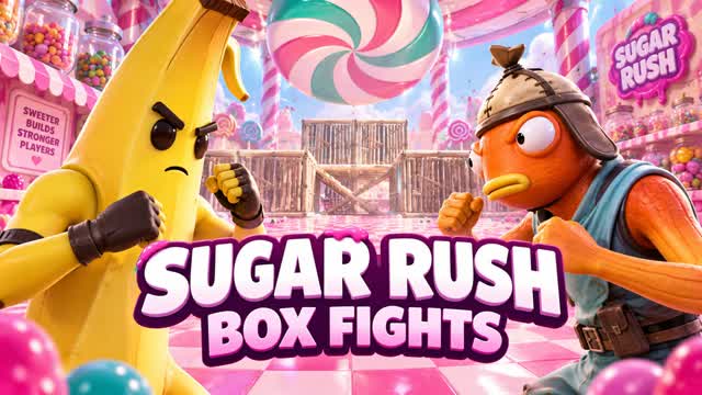 Sugar Rush Box Fights — Fortnite Creative map