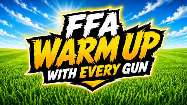 Warm Up FFA With Every Gun — Fortnite Creative map cover art