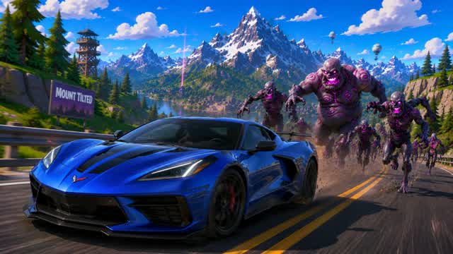 🧟SUPER ZOMBIE ROAD — Fortnite Creative map