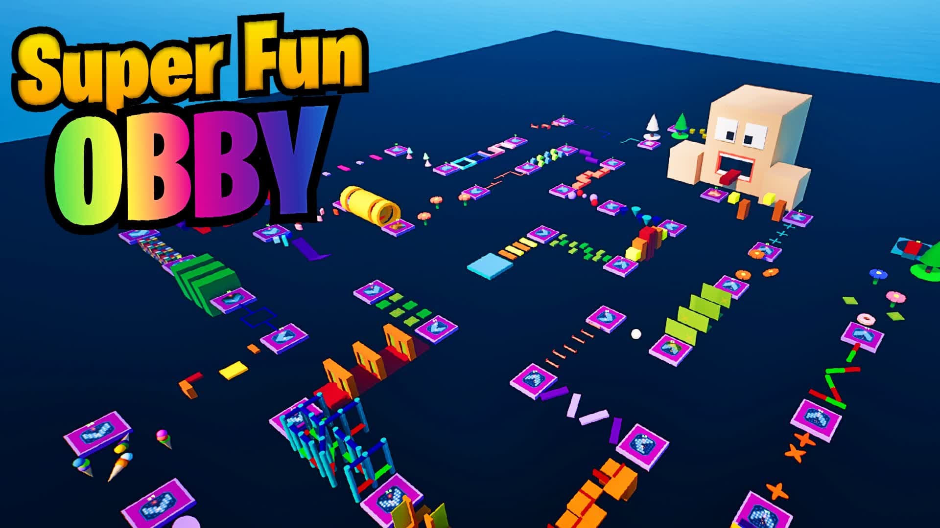 🌟SUPER FUN OBBY 🌟 — Fortnite Creative map