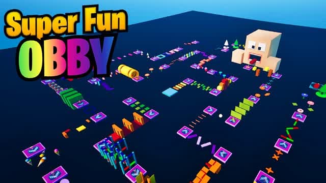 🌟SUPER FUN OBBY 🌟 — Fortnite Creative map cover art