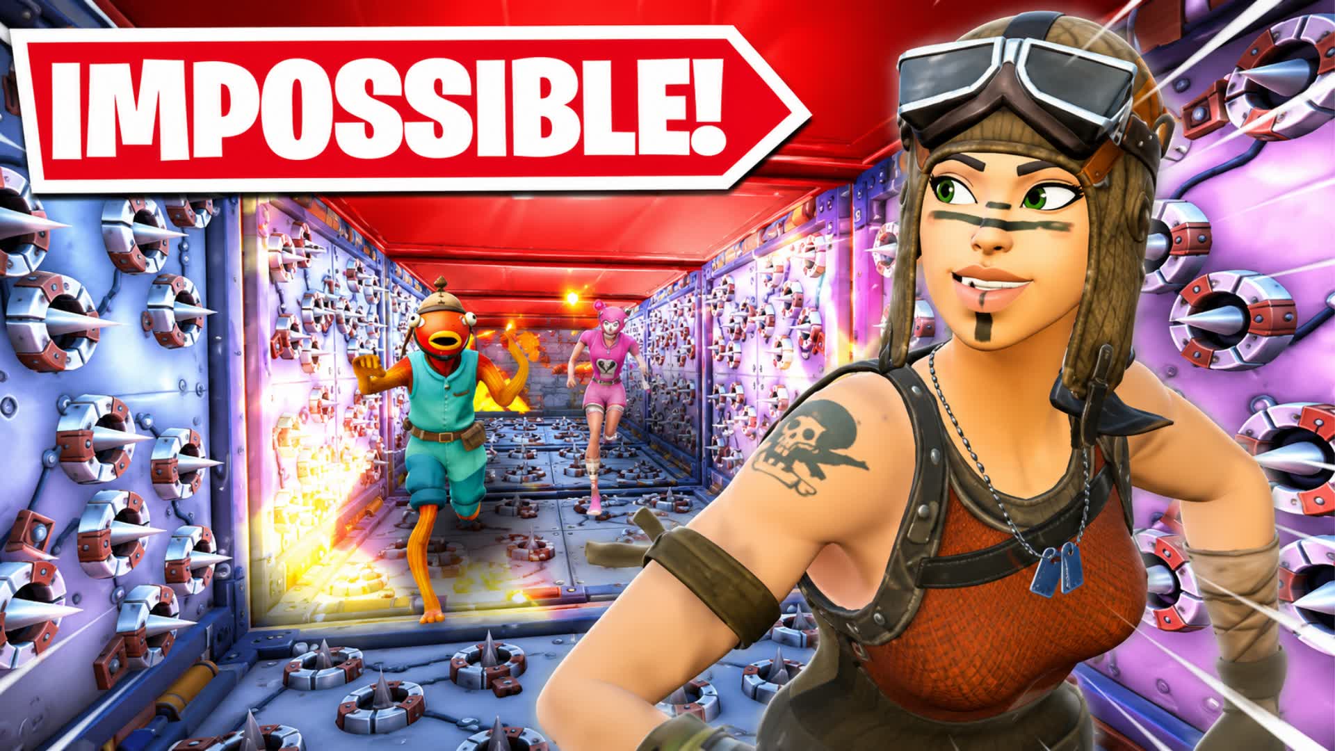Deathrun impossible. ☠️ — Fortnite Creative map