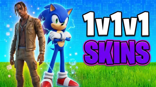 SONIC'S 1V1V1 RELOAD — Fortnite Creative map cover art