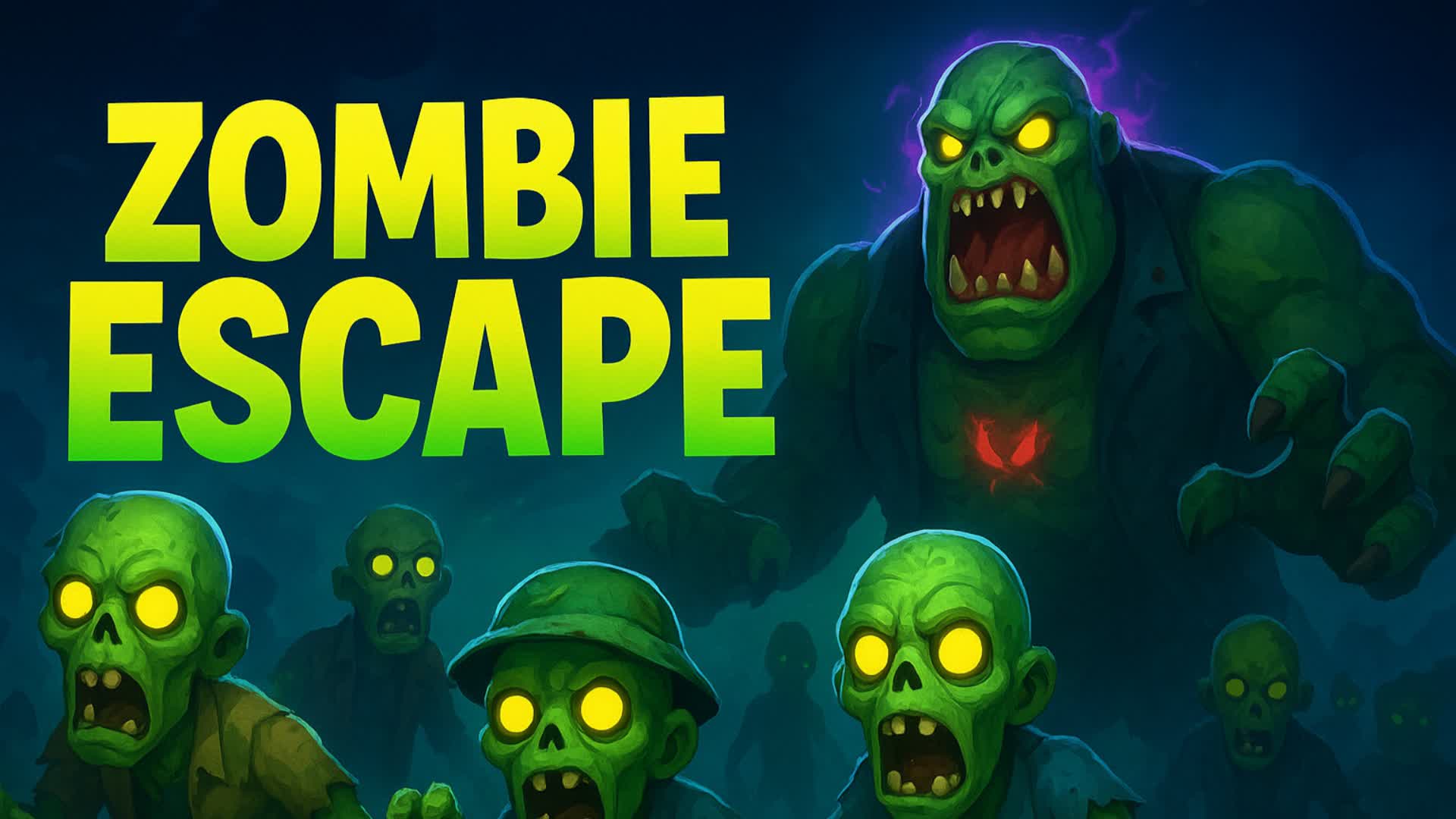 Zombies escape😈 — Fortnite Creative map