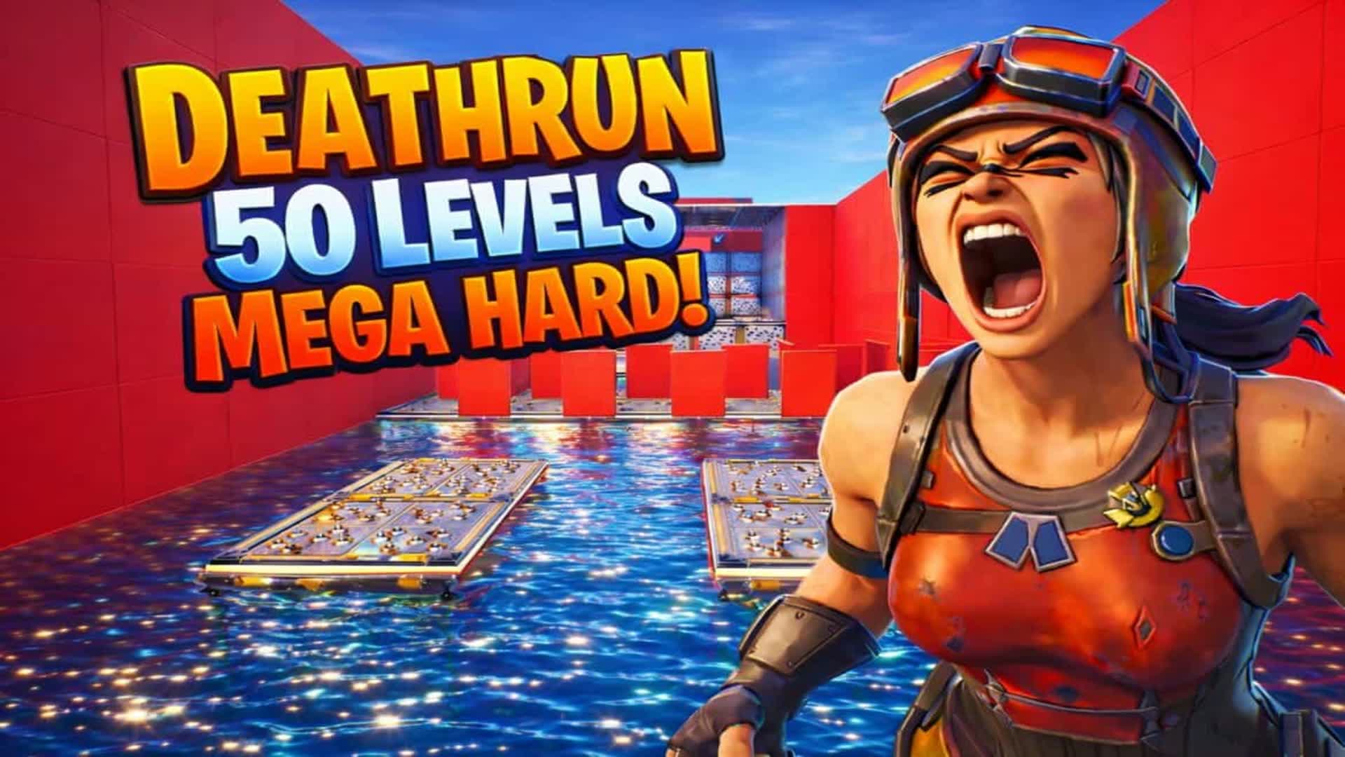 Deathrun 50 Levels Mega Hard — Fortnite Creative map