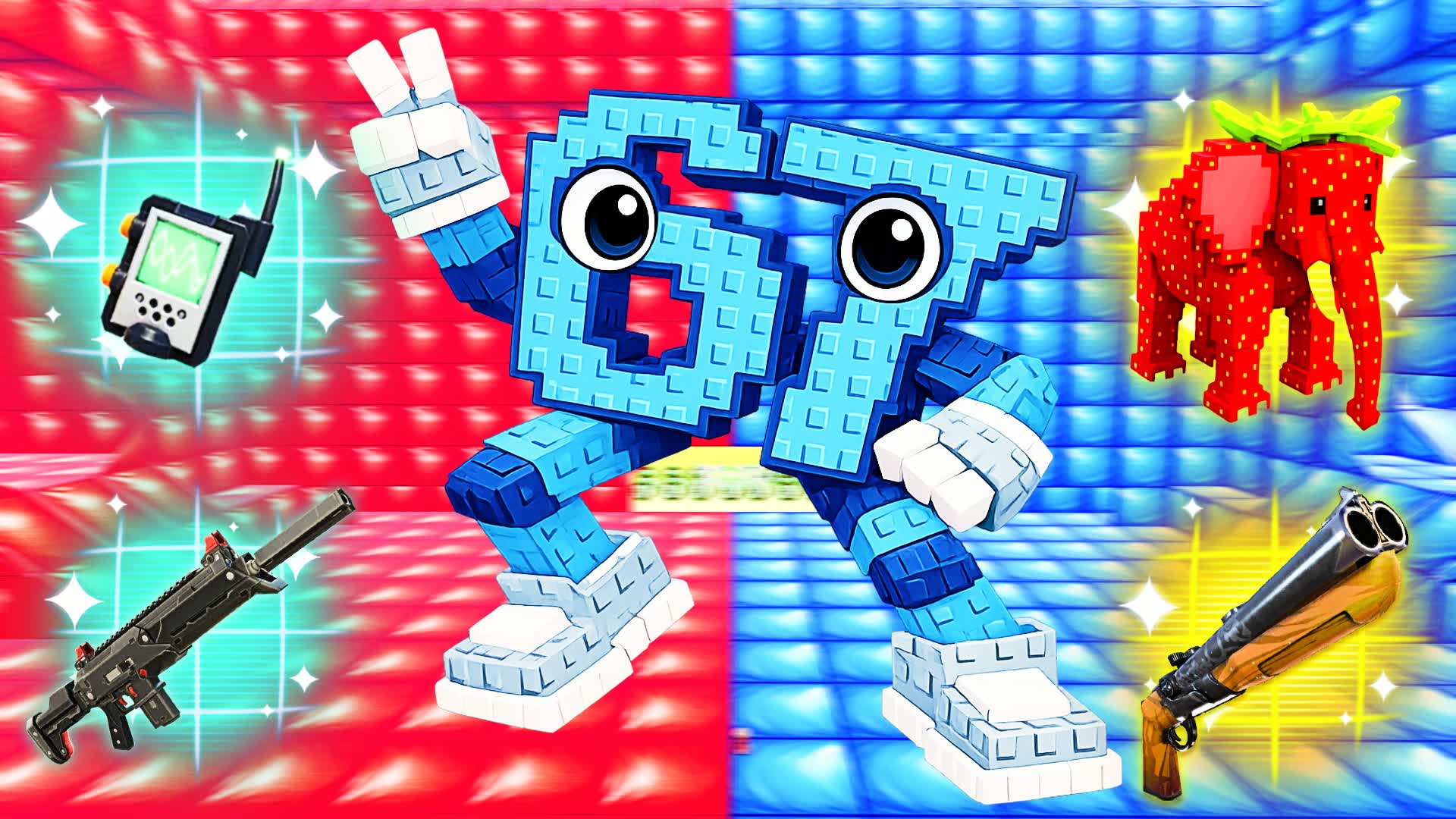 INFINITY RED VS BLUE 🔴🔵 — Fortnite Creative map