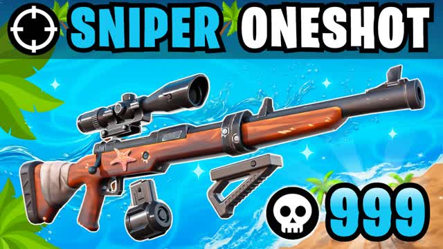 MEGA SUMMER SNIPER ONE SHOT 🎯 — Fortnite Creative map