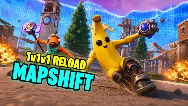 MAPSHIFT FFA: Weapon Rounds & 4 maps — Fortnite Creative map