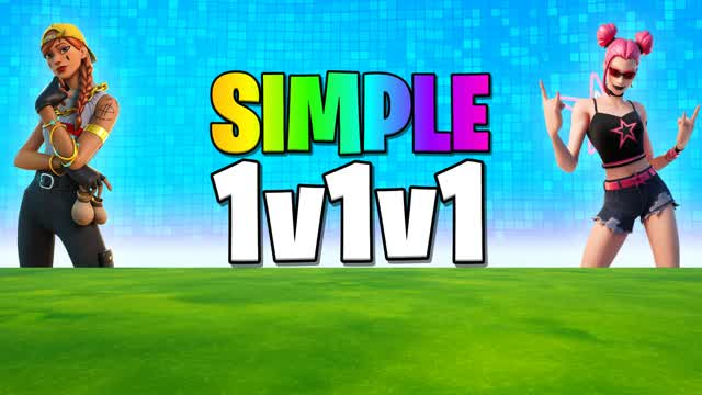 SIMPLE 1V1V1 — Fortnite Creative map
