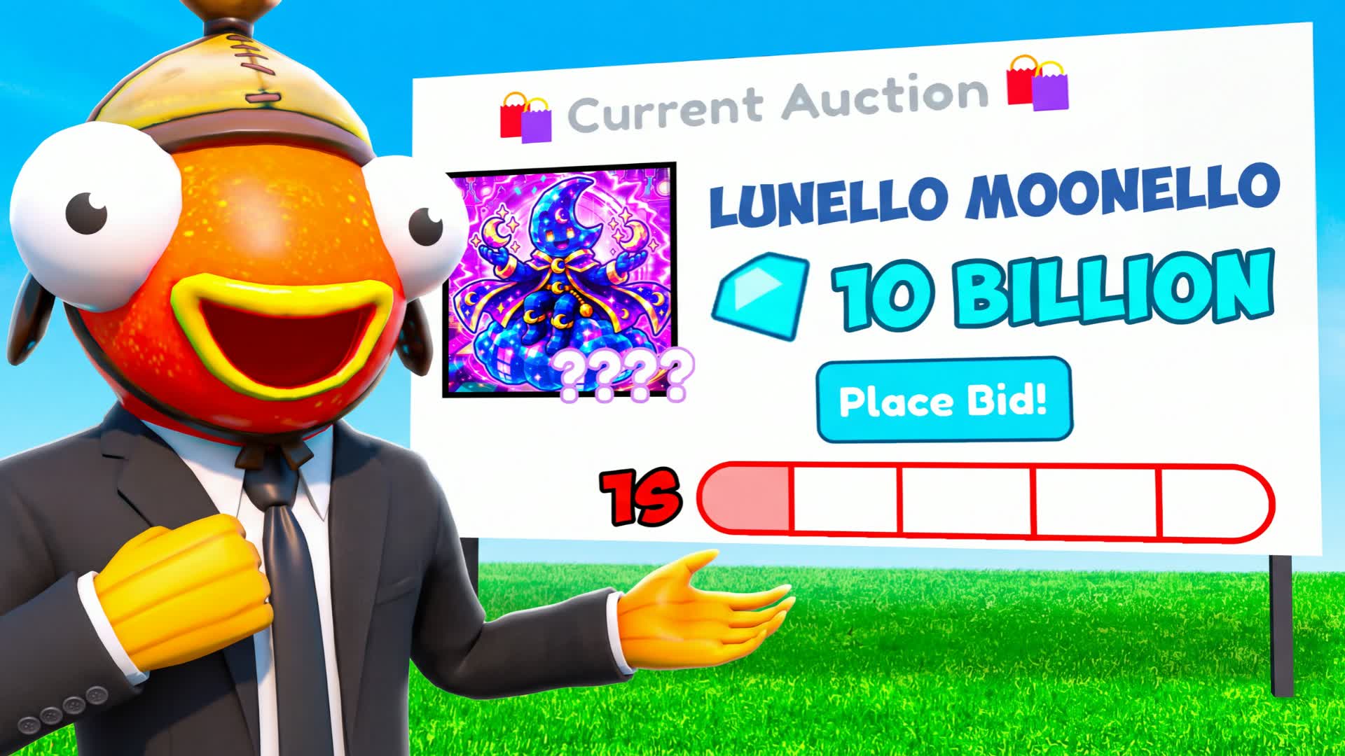 Brainrot Auction Battle — Fortnite Creative map