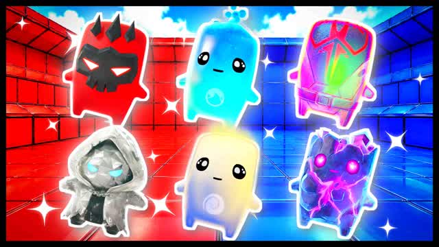 RED VS BLUE VECTOR SWING 🔴🔵 — Fortnite Creative map cover art