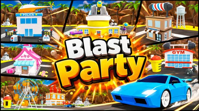 Blast Party: Anime Showdown — Fortnite Creative map