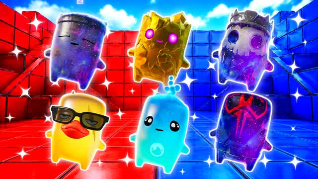 RED VS BLUE FINAL MARK 🔴🔵 — Fortnite Creative map cover art