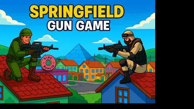 SPRINGFIELD GUN-GAME — Fortnite Creative map cover art
