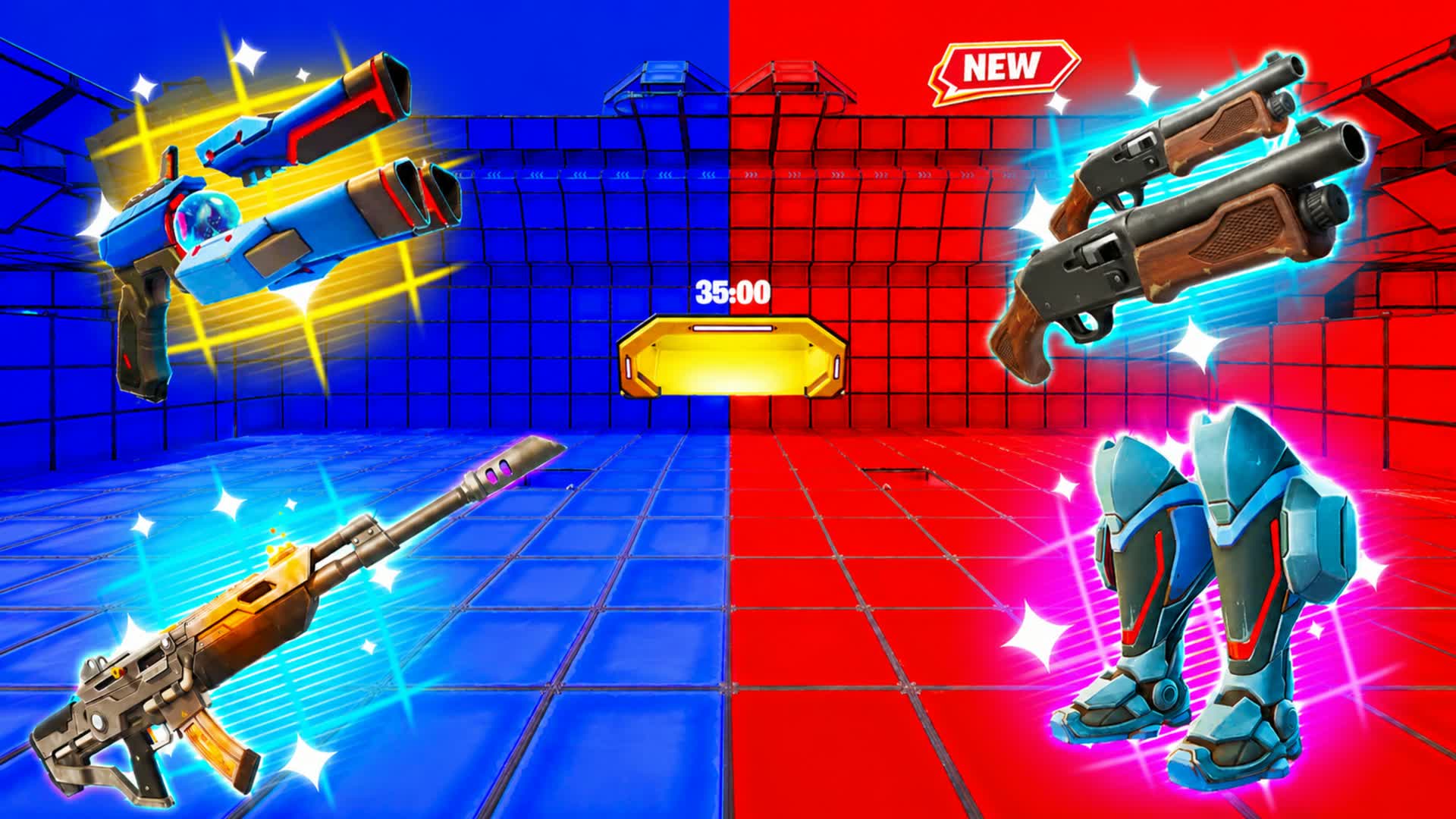 RVB ROJO VS AZUL — Fortnite Creative map