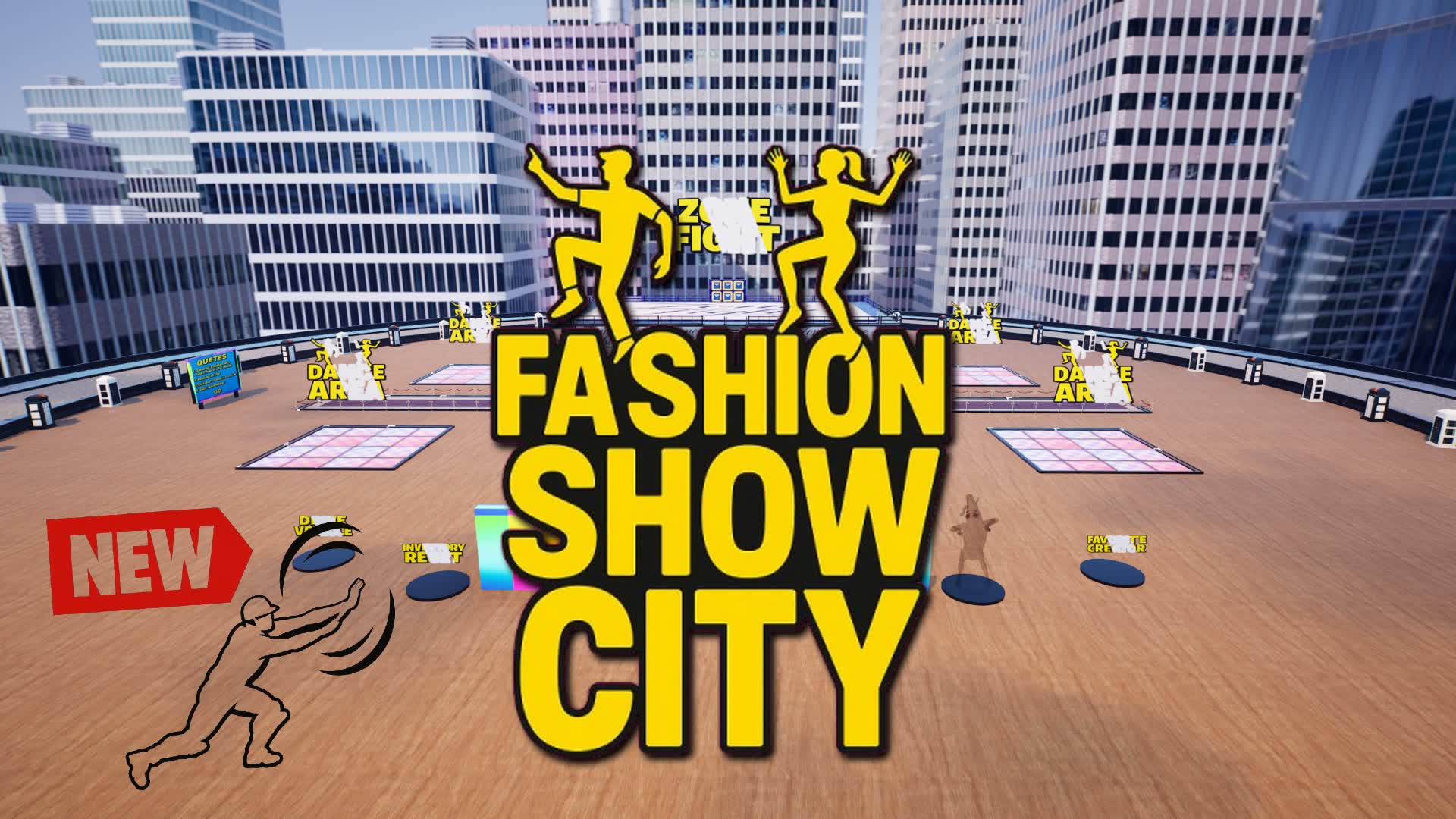 Fashion Show City — Fortnite Creative map