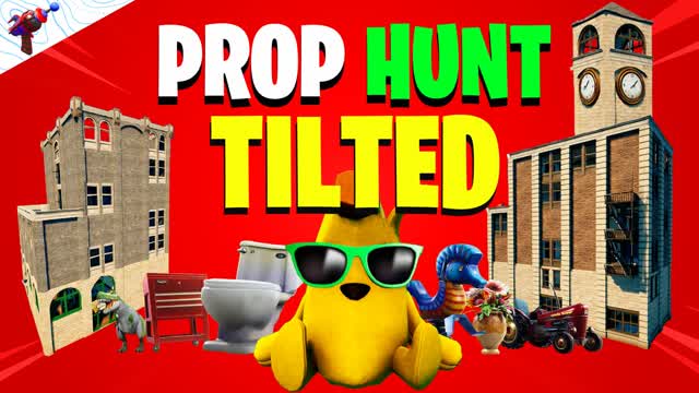 Tilted | Prop Hunt — Fortnite Creative map