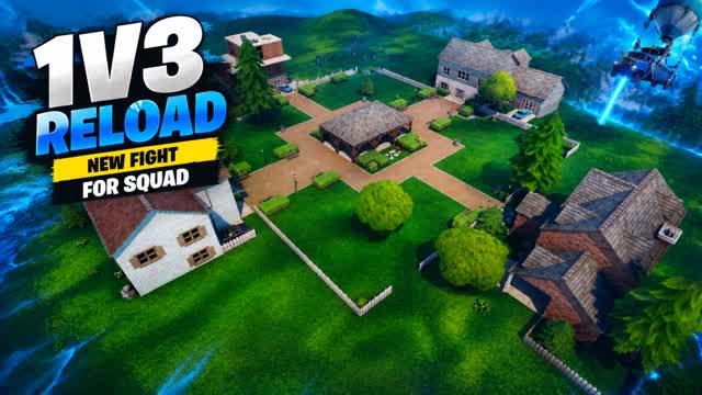 RELOAD 1v3 – NEW SQUAD COMBAT — Fortnite Creative map