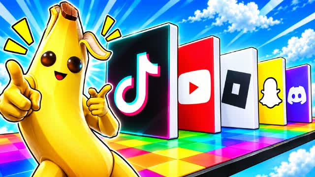 GUESS CORRECT LOGOS PARKOUR 🔎 — Fortnite Creative map cover art