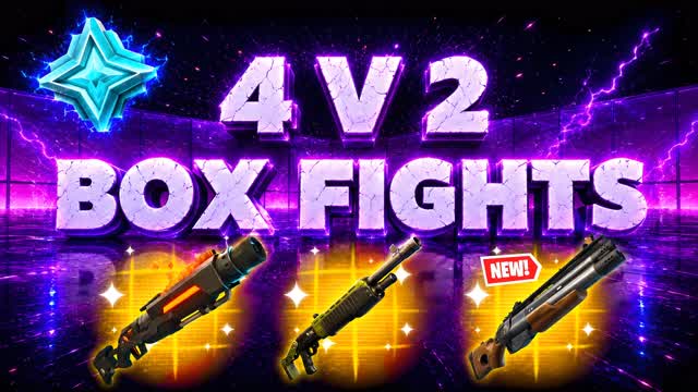MEGA CLUTCH BOX FIGHT 4V2 [2V2] [2V4] 💫 — Fortnite Creative map